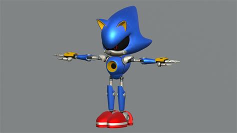 metal sonic sketchfab